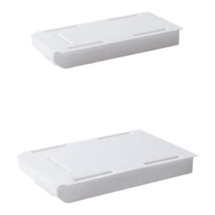 抽屉式收纳盒桌下隐藏私房钱藏钱暗盒小格免打孔搁板隐形桌面隔板