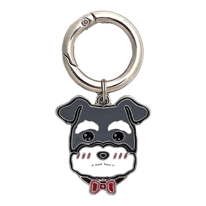 宠伴雪纳瑞狗牌定制刻字时尚柴犬宠物防丢牌配饰比熊小狗身份吊牌