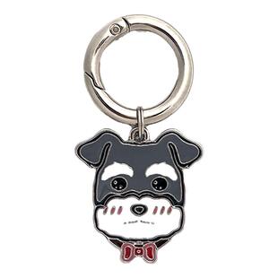 宠伴忠笙雪纳瑞狗牌定制刻字宠物防丢牌狗牌时尚配饰比熊身份吊牌