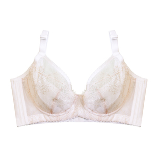 MsKKay内衣雾色系列调整型超薄女薄款大胸显小文胸全罩杯性感聚拢