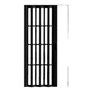 樱惠PVC折叠门折叠推拉门家用折叠门无下轨厨房通燃气卫生间浴室