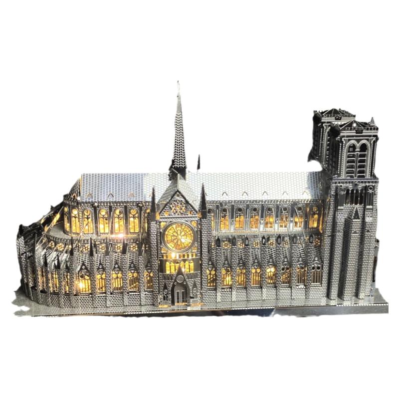 咱们一起拼个巴黎圣母院!3D 拼图/拼板