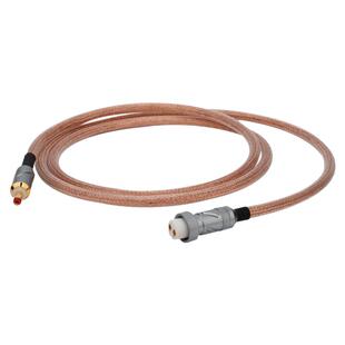 单晶铜镀银发烧直流DC线GX16-2芯转5.5*2.1/2.5MM航空电源连接线