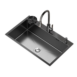 洗菜盆大单槽不锈钢水槽洗碗槽家用加厚台上盆厨房洗碗池洗菜池