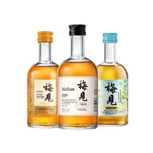 梅见青梅酒梅子酒330ml*3瓶原味金桂茉莉多口味组合低度微醺果酒