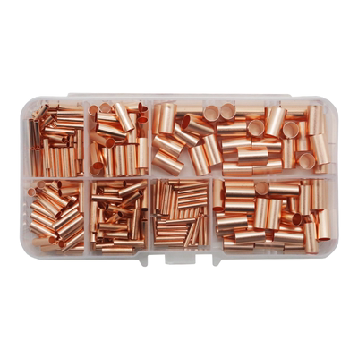 欧式冷压接线紫铜对接管快速接线