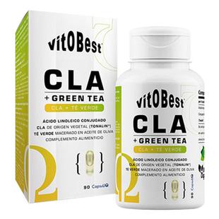Vitobest进口cla共轭亚油酸阻断碳水脂抗糖丸绿茶多酚健身软胶囊