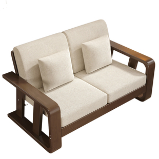 新中式实木沙发客厅2026新款家用客厅茶几组合现代简约小户型沙发