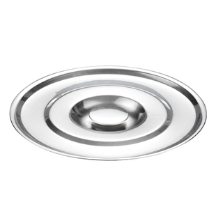 食品级304不锈钢桶盖子单独卖30cm汤桶盖配盖味盅盖调料罐盖锅盖