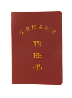 通用专业技术职务聘任书烫金现货