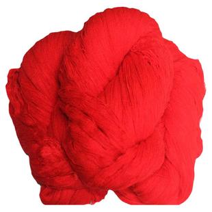 直销大红喜事开司米细佛事假发红黑色细腈纶线膨体纱绣花红色毛线