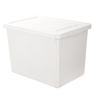 洋洋鱼大容量收纳箱家用衣服客厅零食玩具储物盒大容量厨房整理柜