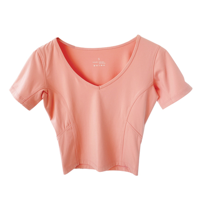 兮羊牧雪夏季短袖T瑜伽服