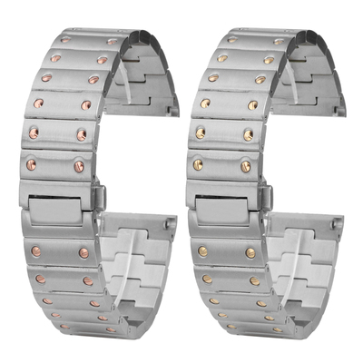 适配卡地亚山度士精钢表带21mm