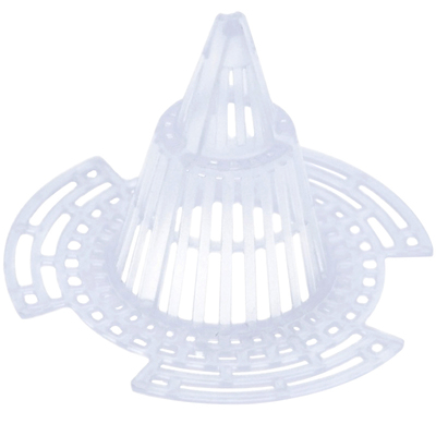 立体圆锥形盆底垫网花盆底孔透气防兰花烂根堵盆孔漏土垫片沥水罩