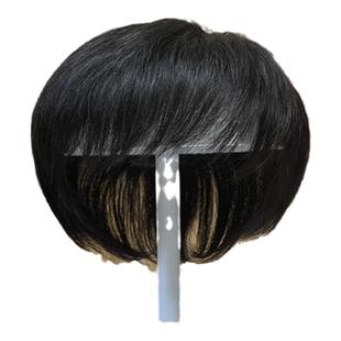 假发直发短发头顶补发片真发女士头顶补发缺发遮盖白发半头套发片