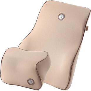 GiGi汽车头枕腰靠 护腰靠垫车载座椅护颈椎枕 腰托腰垫车用靠垫