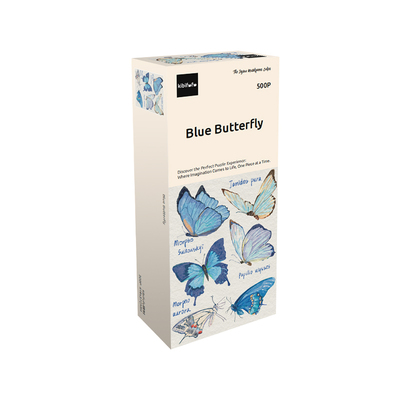蓝蝴蝶拼图Kibifufu500片