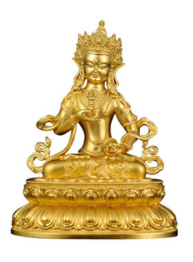 全鎏金金刚萨埵铜像摆件