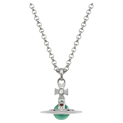 大号中号立体土星orb项链