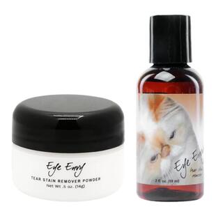 美国Eye Envy天使眼泪痕粉泪痕水加菲猫犬通用眼部清洁去泪渍去黄
