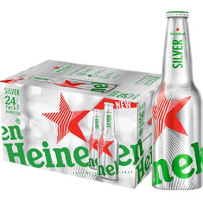 喜力铝瓶礼盒啤酒330ml×24瓶