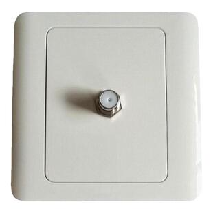 86有线电视F头插座面板f英制接头接口闭路广电TV连接线机顶盒终端