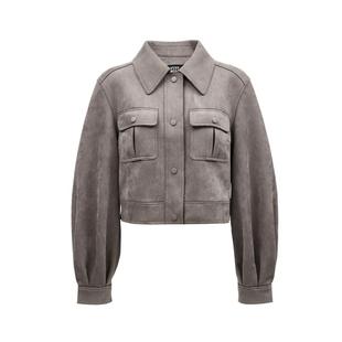 绫致Vero Moda夹克外套秋冬新品休闲宽松廓形多色纯色上衣女