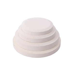 陶艺氧化铝饼烧窑垫片耐高温电气窑炉垫片防粘板流釉窑炉烧制工具