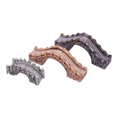 江南小桥园林设计拱桥多肉造景