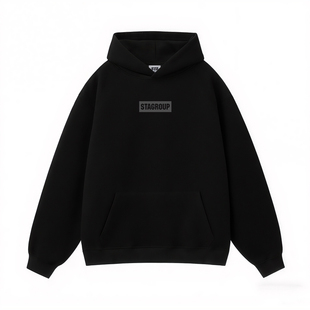 STA旗舰店美式字母印花连帽卫衣男女秋冬季潮牌高街纯棉加绒外套