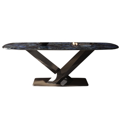 佐幕简奢微晶石方桌现代简奢