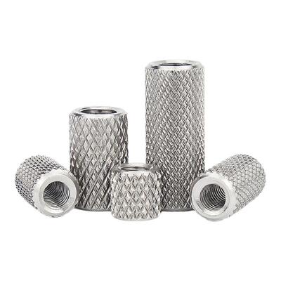 【免费专票13%】304加长滚花螺母