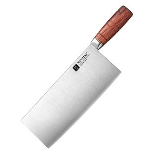 信作1号桑刀440C复合钢菜刀商用厨师刀中式切片刀厨房切肉切菜刀