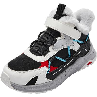 巴拉巴拉童鞋儿童运动靴男童女童短靴加绒加厚舒适冬靴子防滑潮流