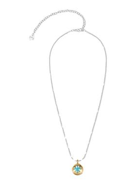 编织金属球项链曼波线