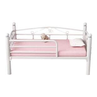 铁艺儿童拼接床带护栏边床加宽简易宝宝拼接铁床婴儿床围栏铁艺床