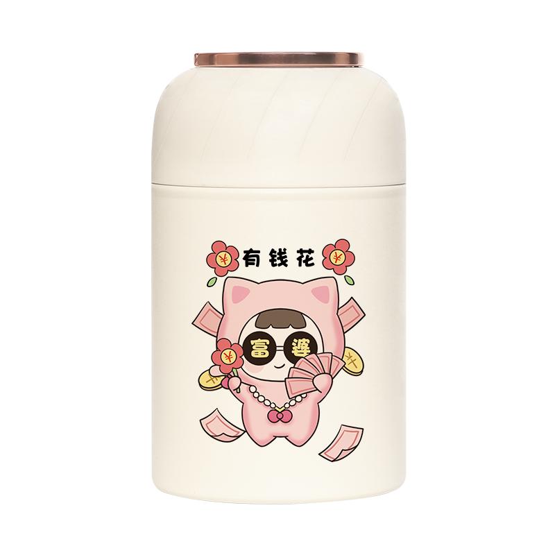 新款礼物高颜值焖烧杯316不锈钢保温饭盒粥桶便携焖烧罐定制礼品