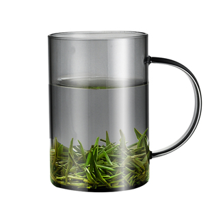 1000ml水杯女大容量早日退休玻璃杯喝水杯子带盖杯子办公室泡茶杯