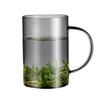 1000ml水杯女大容量早日退休玻璃杯喝水杯子带盖杯子办公室泡茶杯