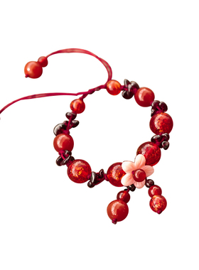 红绳手链女水晶玛瑙手串