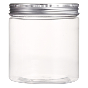 75透明塑料瓶pet食品级包装密封罐子蜂蜜奶枣烘焙饼干盒圆形带盖