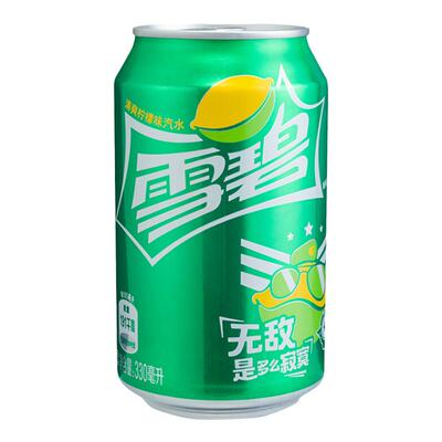 雪碧碳酸饮料330ml*24罐装整箱汽水饮料听装商超同款清爽青柠口味