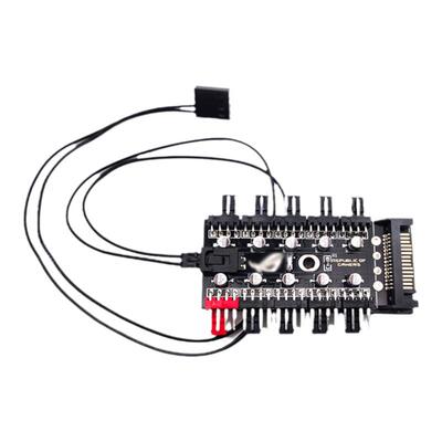 电脑机箱风扇fan3P4pin集线器