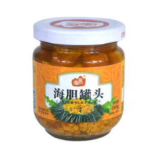 连昱海胆罐头160g原汁海胆大连特产海胆鲜虾夷寿司料理食材包邮