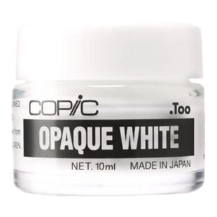 Copic Opaque White白色颜料/如油漆般的不透明/水彩高光墨水6ml10ml马克笔高光白色