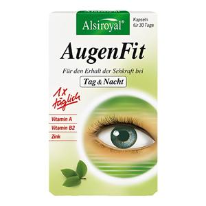 德国alsiroyal艾斯罗拉日晚叶黄素眼胶囊成人男女对电脑视力护眼