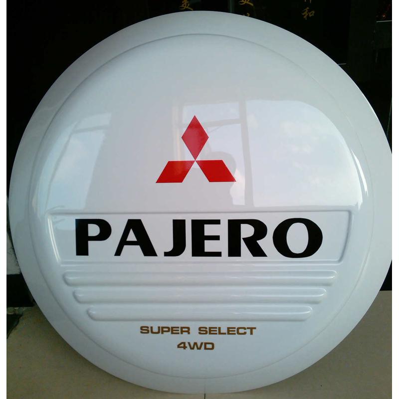 黑色帕杰罗V73 BJ40 长丰猎豹黑金刚改装 奇兵 飞腾不锈钢备胎罩