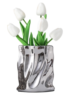 客厅花瓶摆件陶瓷现代简约