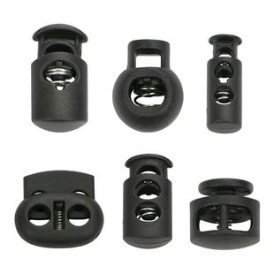 塑料弹簧扣吊钟止绳扣猪鼻扣帽子扣抽绳卡扣松紧调节拉绳衣服配件